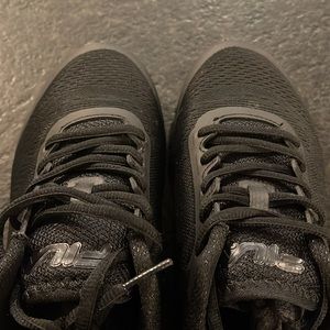 Woman’s Size 7 all black FILA athletic shoes